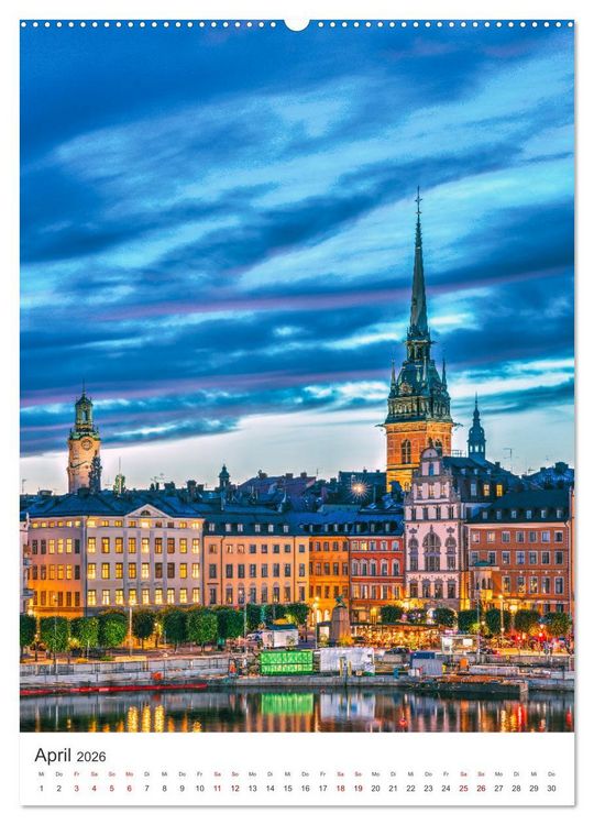 Produktbild: Traumparadies Schweden (hochwertiger Premium Wandkalender 2026 DIN A2 hoch), Kunstdruck in Hochglanz