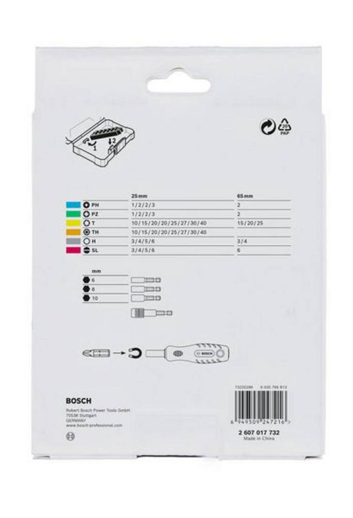 Produktbild: Bosch Accessories 2607017732 2607017732 Werkzeugset