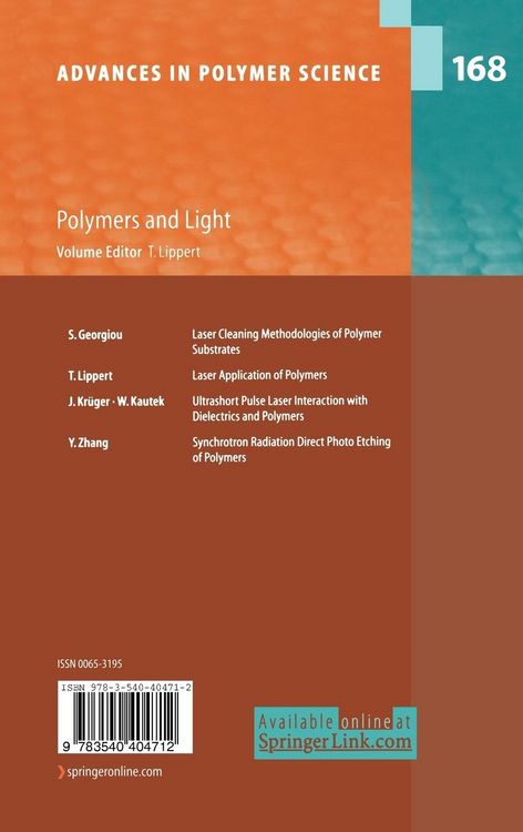 Produktbild: Polymers and Light