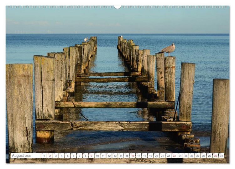 Produktbild: Faszination Fischland-Dar&szlig;-Zingst (Wandkalender 2026 DIN A2 quer), CALVENDO Monatskalender