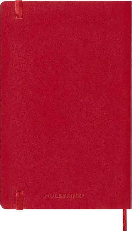 Produktbild: Moleskine 12 Monate Tageskalender 2027, Large/A5, 1 Tag = 1 Seite, Weicher Einband, Scharlachrot