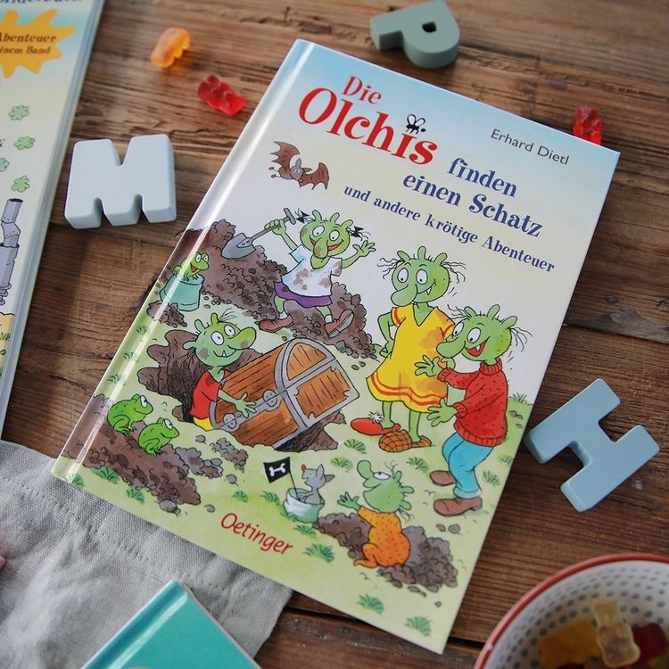 Produktbild: Die Olchis finden einen Schatz und andere krötige Abenteuer