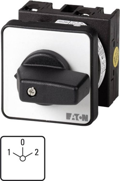 Produktbild: Eaton T0-3-8401/E Nockenschalter 20A 690V 2 x 30&deg; Grau, Schwarz 1St.