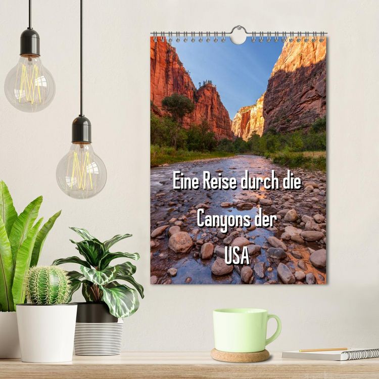 Produktbild: Eine Reise durch die Canyons der USA (Wandkalender 2026 DIN A4 hoch), CALVENDO Monatskalender