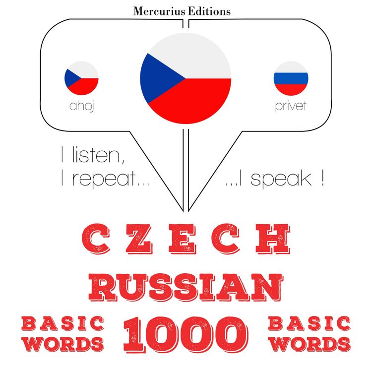 Produktbild: Če&scaron;tina - ru&scaron;tina: 1 000 z&aacute;kladn&iacute;ch slov