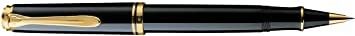 Produktbild: Pelikan Tintenroller Souverän® R600, Edelharz, 24-Karat vergoldete, Schwarz