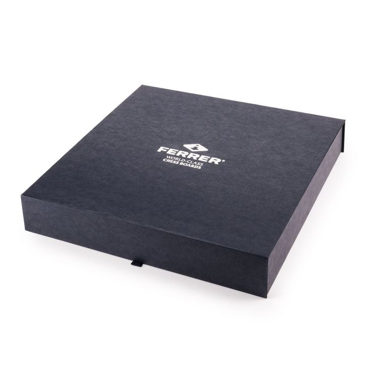 Produktbild: Schachset Schwarz Olive Deluxe, Feld 50 mm
