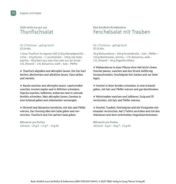 Produktbild: K&ouml;stlich essen Reflux und Sodbrennen