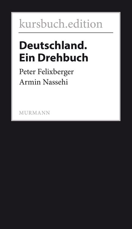 Produktbild: Deutschland. Ein Drehbuch