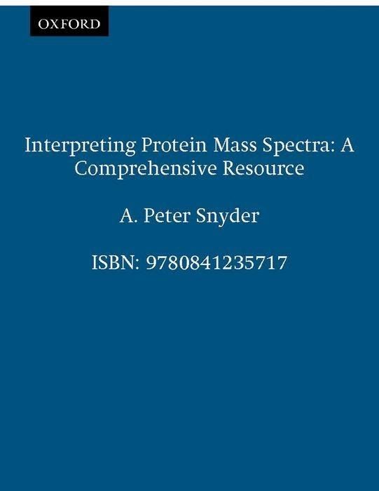 Produktbild: Interpreting Protein Mass Spec