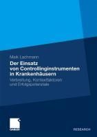Produktbild: Der Einsatz von Controllinginstrumenten in Krankenh&auml;usern