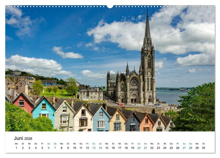 Produktbild: Irland - Die smaragdgr&uuml;ne Insel (Wandkalender 2026 DIN A2 quer), CALVENDO Monatskalender