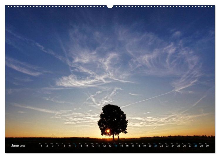 Produktbild: Cloud Appreciation (High Quality Premium Wall Calendar 2026 DIN A2 landscape),CALVENDO 12 Month Wall Calendar