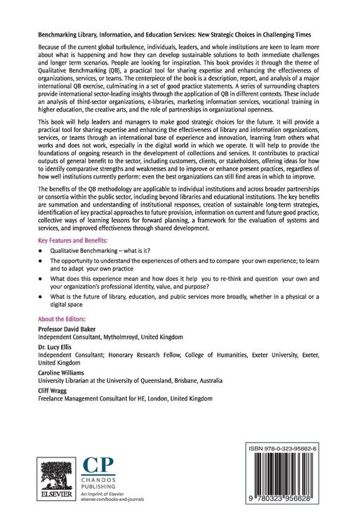 Produktbild: Benchmarking Library, Information and Education Services