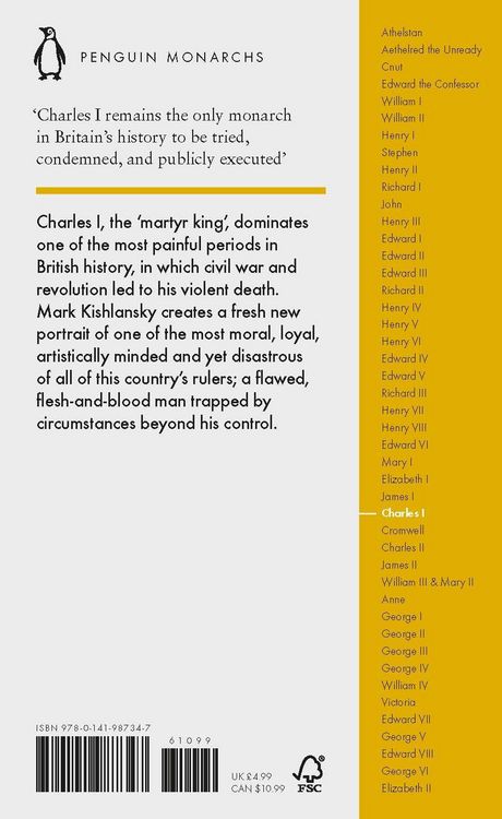 Produktbild: Charles I (Penguin Monarchs)