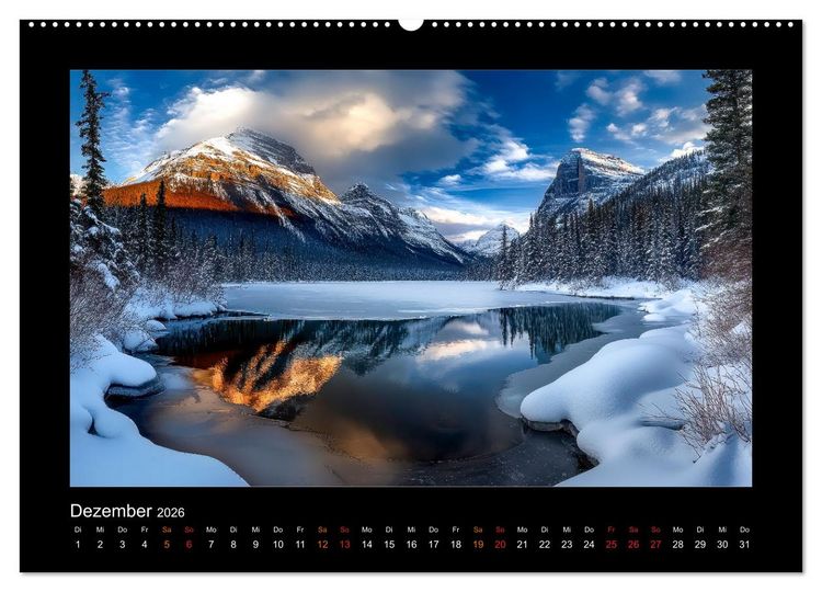 Produktbild: Nationalparks der USA - wilde Sch&ouml;nheiten (hochwertiger Premium Wandkalender 2026 DIN A2 quer), Kunstdruck in Hochglanz