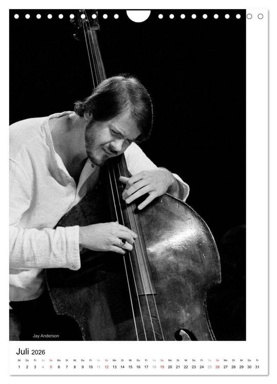 Produktbild: Jazz live (Wandkalender 2026 DIN A4 hoch), CALVENDO Monatskalender