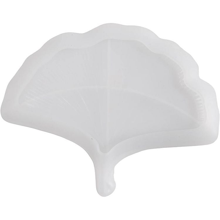 Produktbild: Creativ Company Silikonform, Gingko-Blatt, H 1,5 cm, L 18,5 cm, B 14,8 cm, 1 Stk