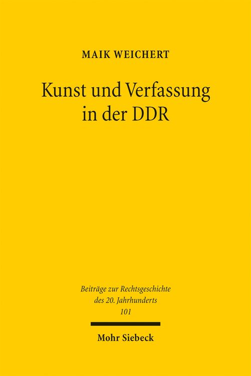 Produktbild: Kunst und Verfassung in der DDR