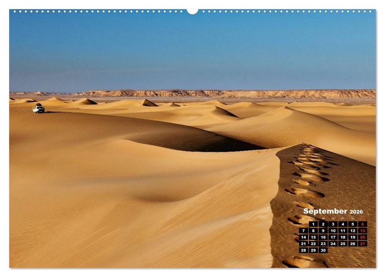 Produktbild: &Auml;gypten &ndash; westliche W&uuml;sten (hochwertiger Premium Wandkalender 2026 DIN A2 quer), Kunstdruck in Hochglanz