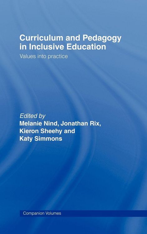 Produktbild: Curriculum and Pedagogy in Inclusive Education