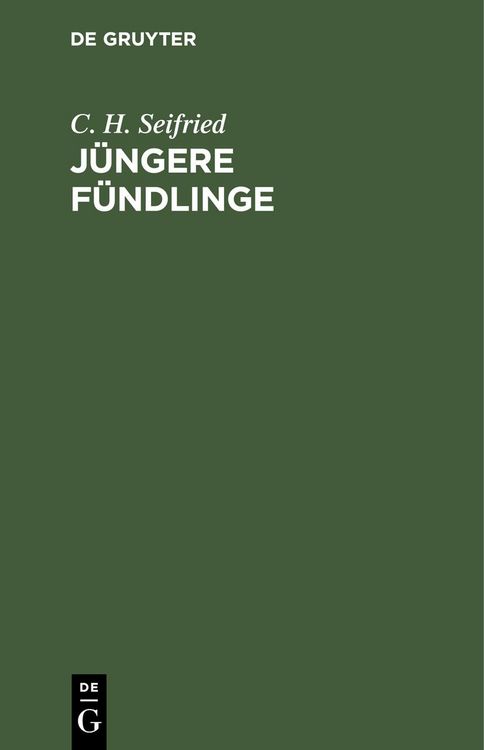 Produktbild: J&uuml;ngere F&uuml;ndlinge