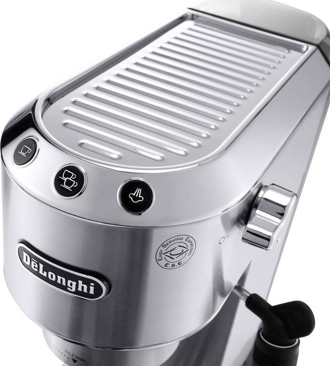 Produktbild: DeLonghi EC 685.M Espressomaschine mit Siebtr&auml;ger Silber 1350W E.S.E. Pad kompatibel