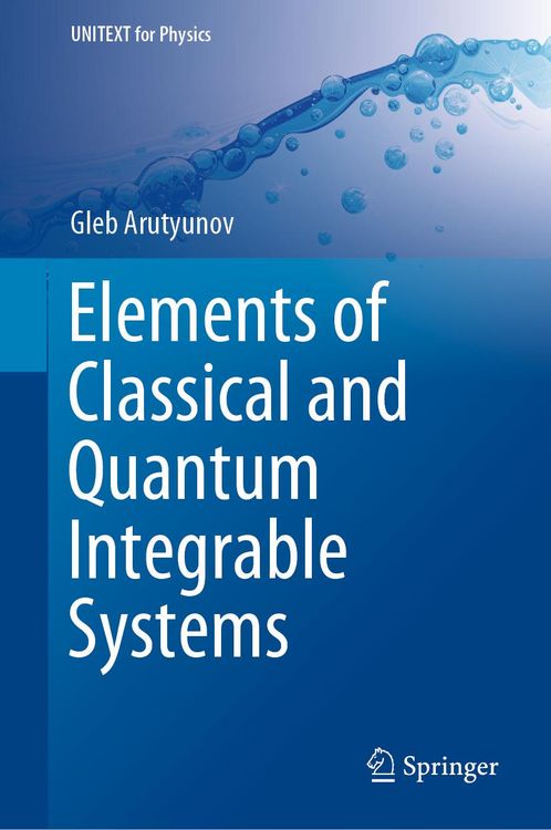 Produktbild: Elements of Classical and Quantum Integrable Systems