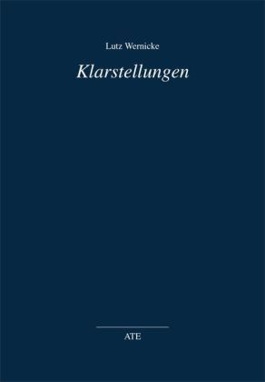 Produktbild: Klarstellungen