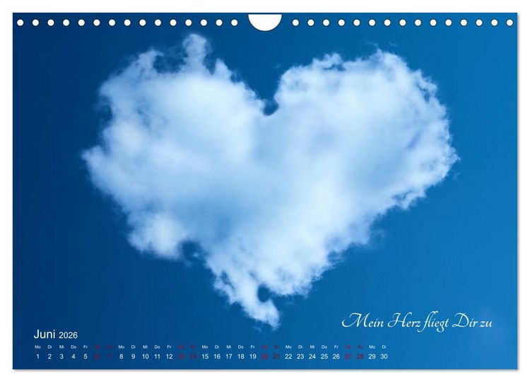 Produktbild: Emotionale Herzensdinge (Wandkalender 2026 DIN A4 quer), CALVENDO Monatskalender