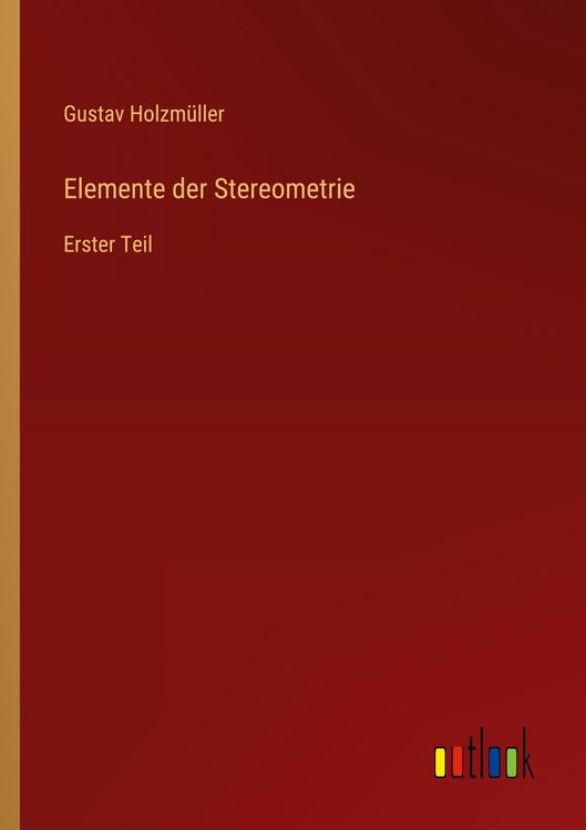 Produktbild: Elemente der Stereometrie