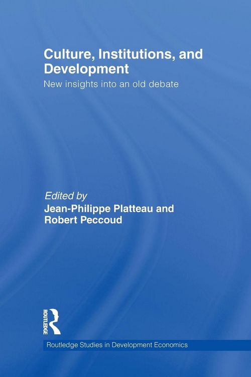 Produktbild: Culture, Institutions, and Development