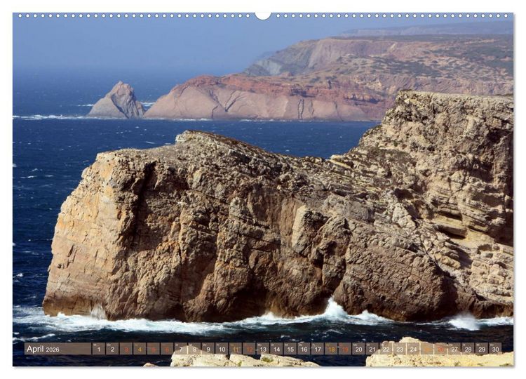 Produktbild: Costa Vicentina (hochwertiger Premium Wandkalender 2026 DIN A2 quer), Kunstdruck in Hochglanz