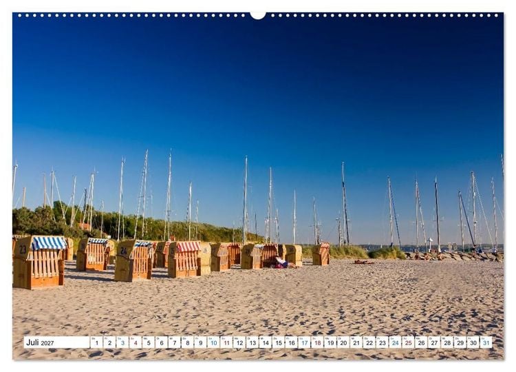 Produktbild: Die Ostseek&uuml;ste von Neustadt bis Travem&uuml;nde (Wandkalender 2027 DIN A2 quer), CALVENDO Monatskalender