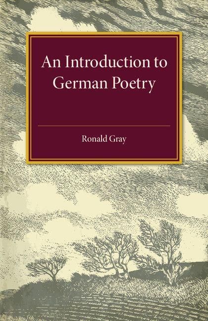 Produktbild: An Introduction to German Poetry