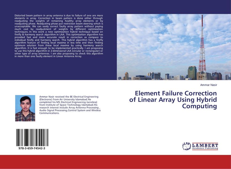 Produktbild: Element Failure Correction of Linear Array Using Hybrid Computing