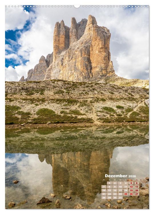 Produktbild: Dolomiten, ein Meer aus Bergen by VogtArt (Wandkalender 2026 DIN A2 hoch), CALVENDO Monatskalender