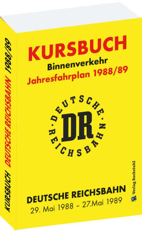 Produktbild: Kursbuch der Deutschen Reichsbahn 1988/89