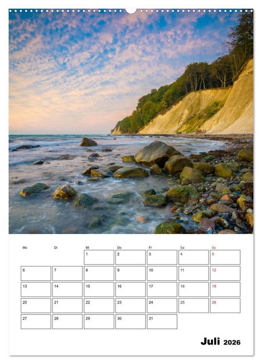 Produktbild: Insel R&uuml;gen - Wilde Sch&ouml;nheit an der Ostsee (hochwertiger Premium Wandkalender 2026 DIN A2 hoch), Kunstdruck in Hochglanz