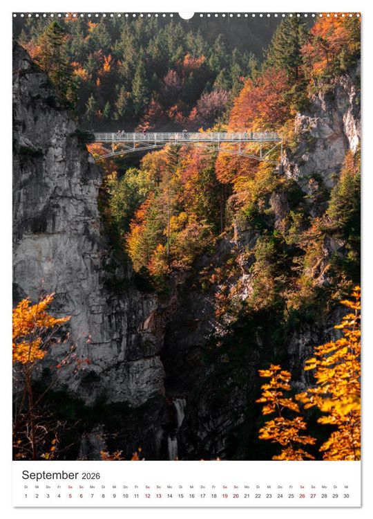 Produktbild: Herbstliches Allg&auml;u (Wandkalender 2026 DIN A2 hoch), CALVENDO Monatskalender