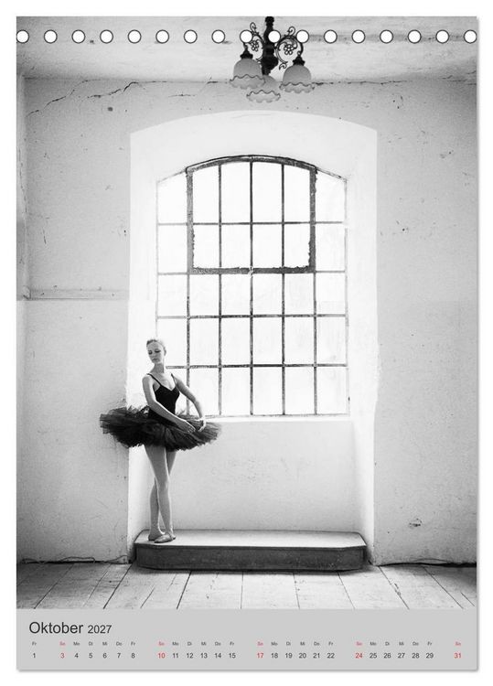 Produktbild: Ballerina (Tischkalender 2027 DIN A5 hoch), CALVENDO Monatskalender