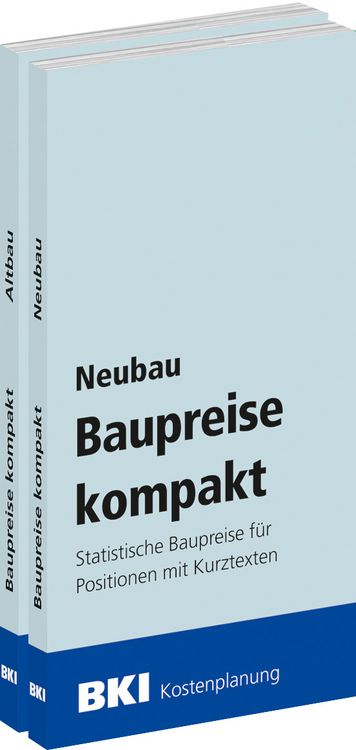 Produktbild: BKI Baupreise kompakt 2026 - Kombi-Paket Neubau + Altbau