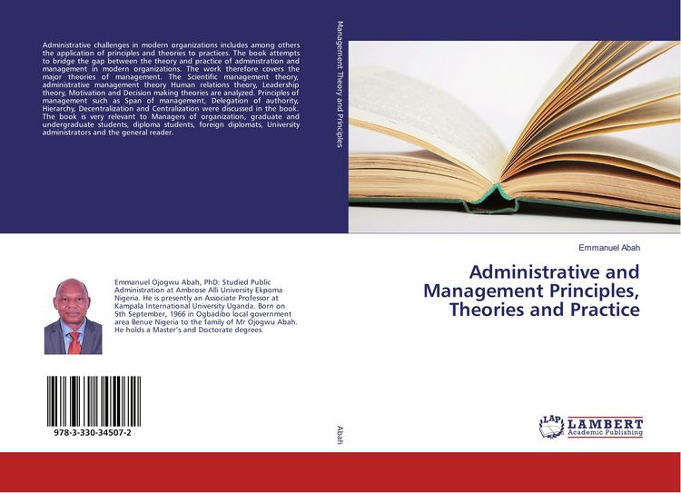 Produktbild: Administrative and Management Principles, Theories and Practice