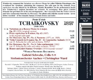 Produktbild: Tschaikowski: Rokoko-Variationen
