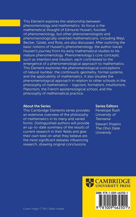 Produktbild: Phenomenology and Mathematics