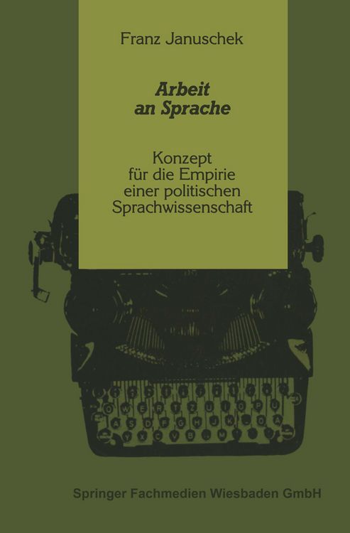Produktbild: Arbeit an Sprache