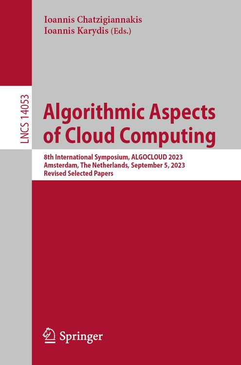 Produktbild: Algorithmic Aspects of Cloud Computing