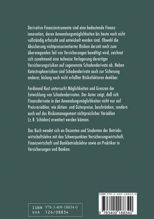 Produktbild: Schadenderivate