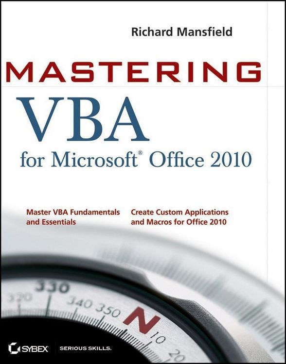 Produktbild: Mastering VBA for Office 2010