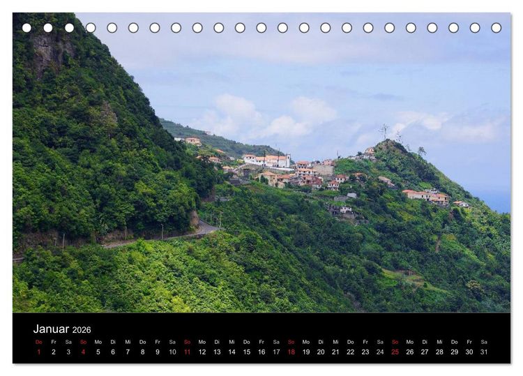 Produktbild: Madeira die Gr&uuml;ne Insel (Tischkalender 2026 DIN A5 quer), CALVENDO Monatskalender